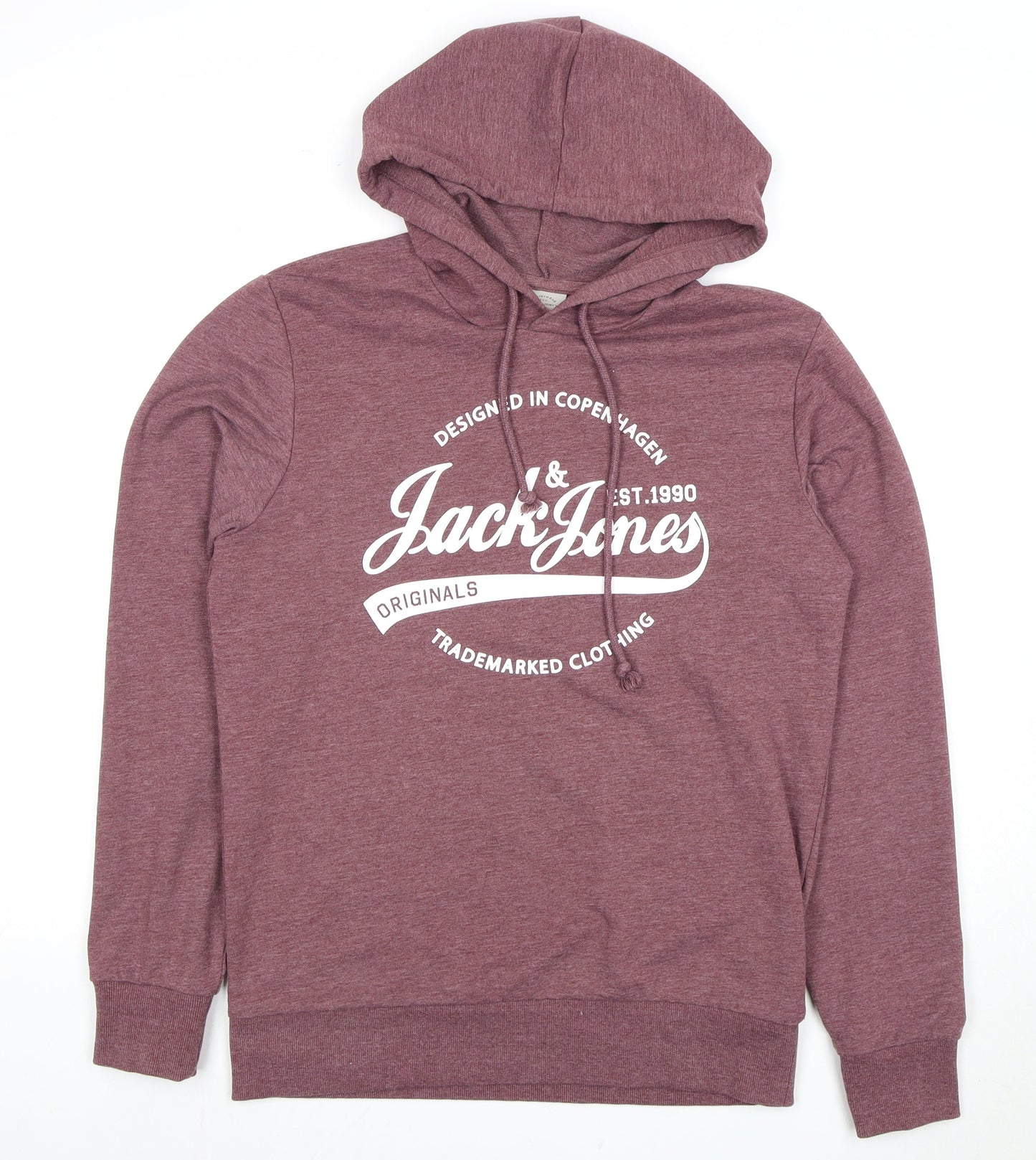 Mens UK Size S JACK & JONES Purple Pullover Hoodie