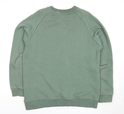 Adidas Green Crew Neck Sweatshirt Size 12 Unisex