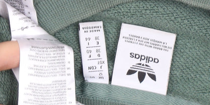 Adidas Green Crew Neck Sweatshirt Size 12 Unisex