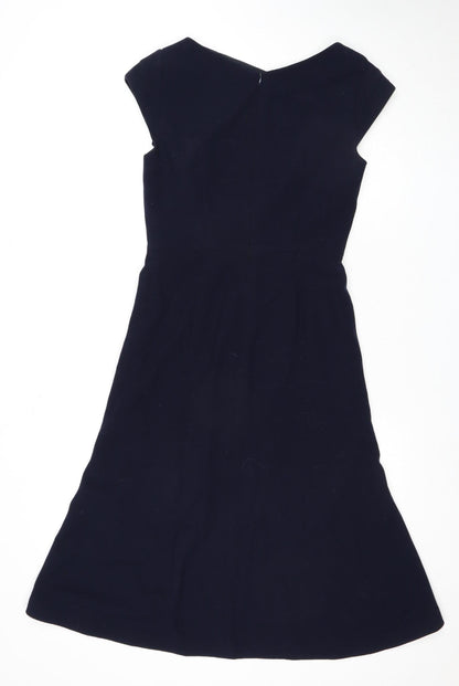 L.K. Bennett Women's Blue A-Line Dress Size 8 UK
