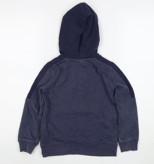 Under Armour Boys Blue Hoodie, Zip, 5-6 Years, Sports Style