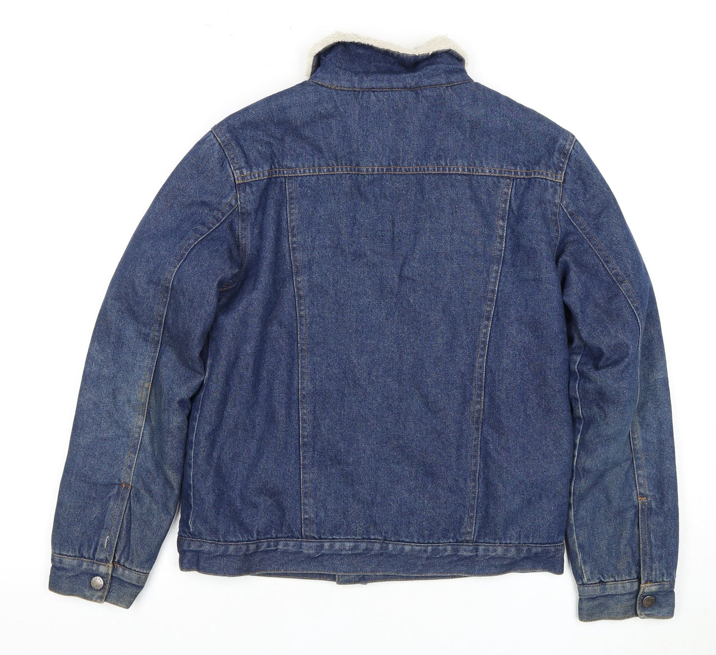 Firetrap Girls Blue Denim Jacket Size 11-12 Lined Casual