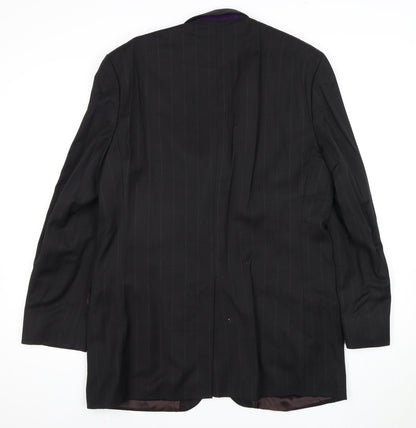 Mens UK Size 40 Jeff Banks Regular Black Suit Jacket