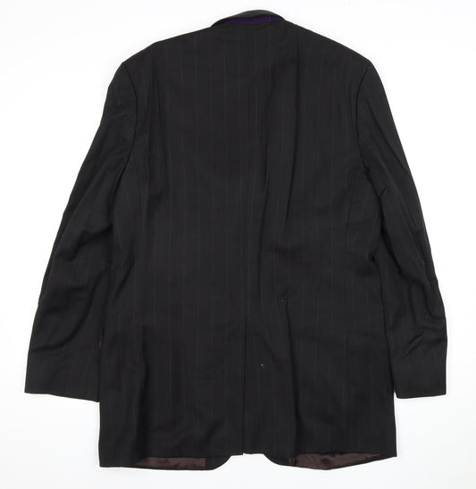 Mens UK Size 40 Jeff Banks Regular Black Suit Jacket