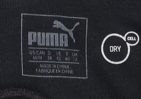 Puma Women's Black Hoodie UK Size 12 with Logo