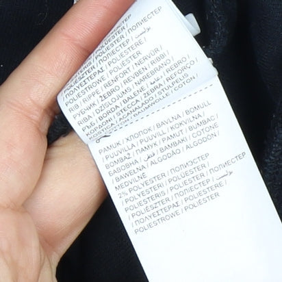 Puma Women's Black Hoodie UK Size 12 with Logo