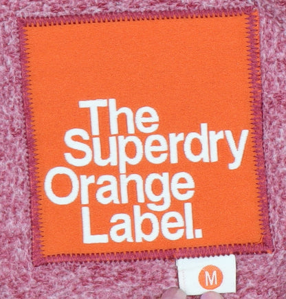 Superdry Women's Red Full Zip Hoodie Size M