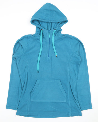 Womens UK Size 10 Mountain Warehouse Blue Pullover Hoodie