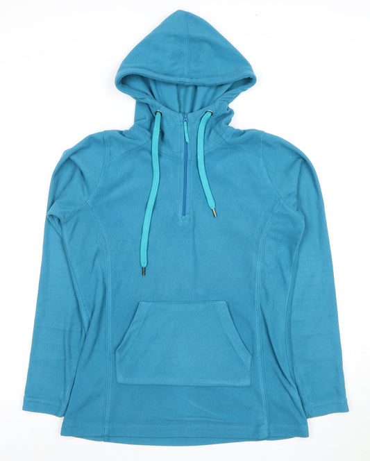 Womens UK Size 10 Mountain Warehouse Blue Pullover Hoodie