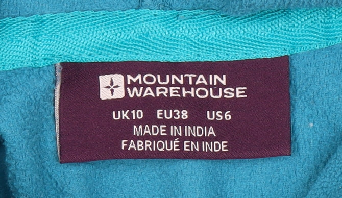 Womens UK Size 10 Mountain Warehouse Blue Pullover Hoodie