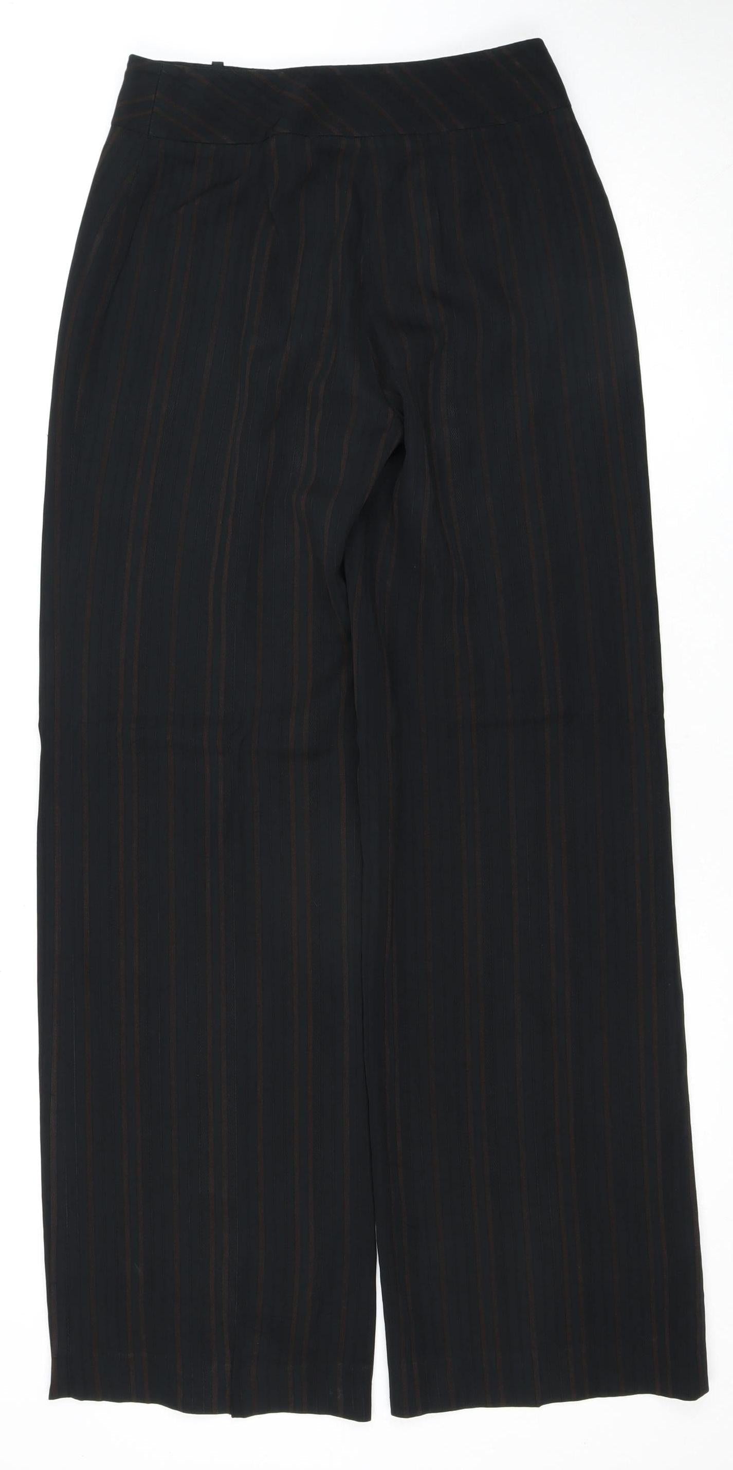 Womens UK Size 8 Jasper Conran Classic Fit Formal Black Trousers