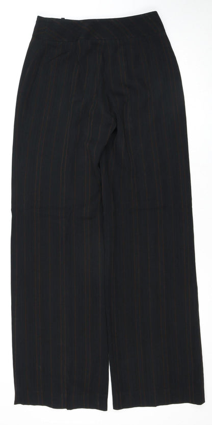 Womens UK Size 8 Jasper Conran Classic Fit Formal Black Trousers