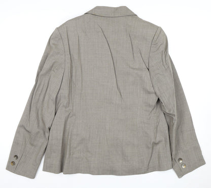 Womens UK Size 14 Laura Ashley Petites Beige Blazer