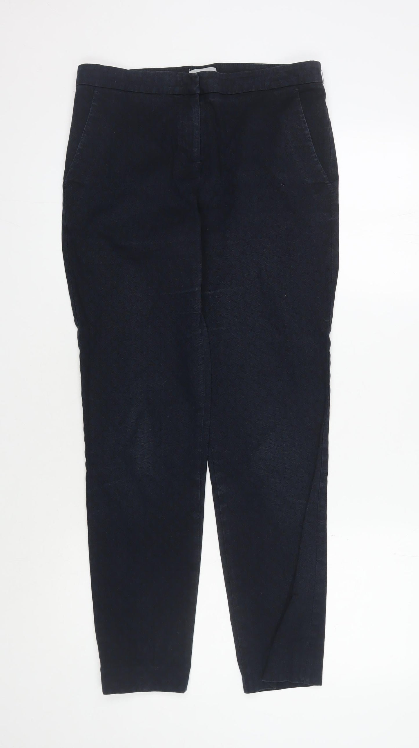 Womens UK Size 10 Jigsaw Regular Fit  Black Trousers