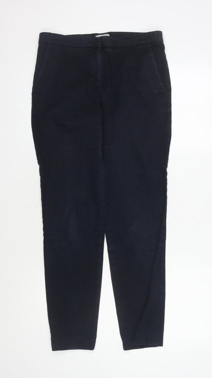 Womens UK Size 10 Jigsaw Regular Fit  Black Trousers