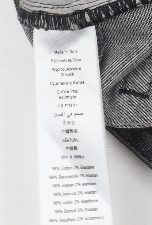 DKNY JEANS Men's Black Straight Denim Jeans Size 20R