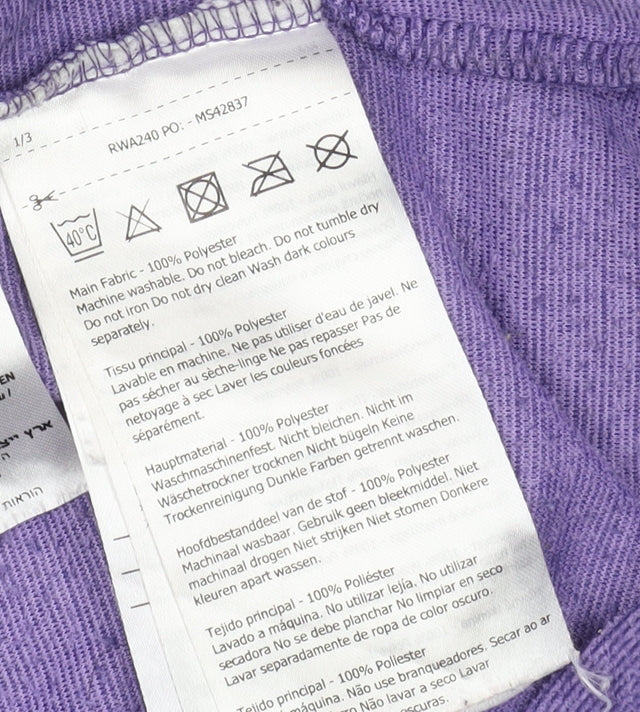 Regatta Women's Purple Fleece Sweatshirt Size 12