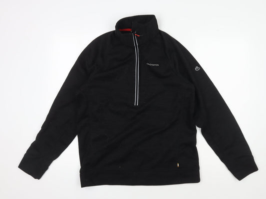 Mens UK Size S Craghoppers Black Pullover Sweatshirt