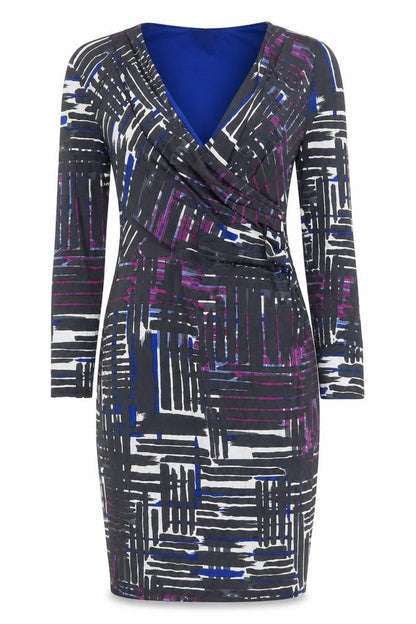 Alexon Women's Multicoloured Sheath Dress Size 14