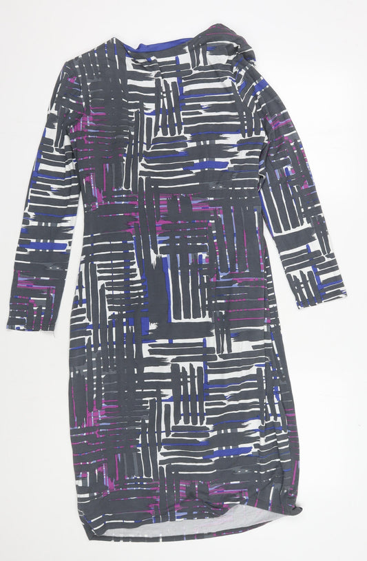 Alexon Women's Multicoloured Sheath Dress Size 14