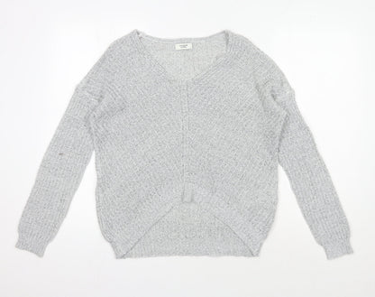 Womens UK Size M Jacqueline de Yong Grey Pullover Jumper
