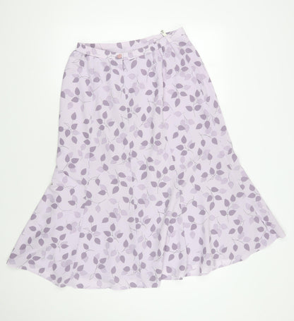 Eastex Women’s Purple Floral Skirt Size 14