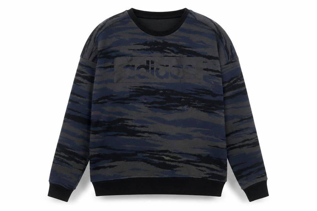Mens UK Size S adidas Blue Pullover Sweatshirt