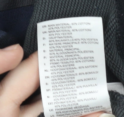 Adidas Men's Blue Camouflage Pullover Sweatshirt, Size S