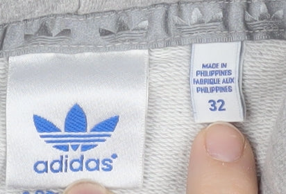 Adidas Women's Grey Pullover Hoodie Size 4