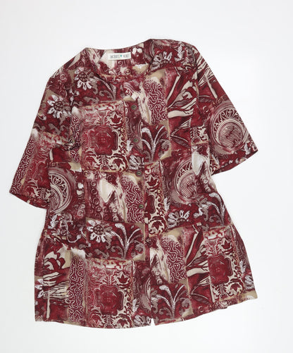 Jacques Vert Women's Multicoloured Blouse Size 12