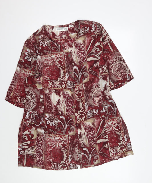 Jacques Vert Women's Multicoloured Blouse Size 12