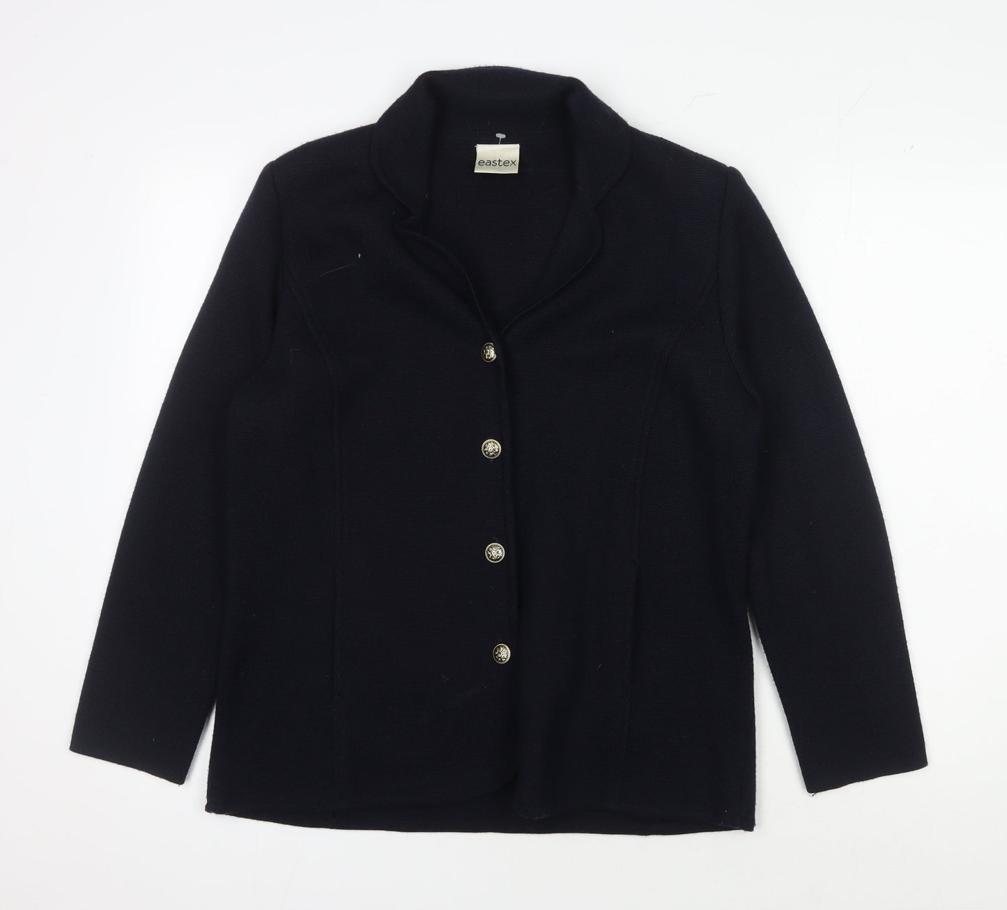 Eastex Women’s Black Blazer Size 14, Four-Button