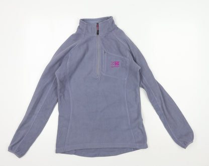 Karrimor Women's Blue Fleece Pullover Sweatshirt Size 8