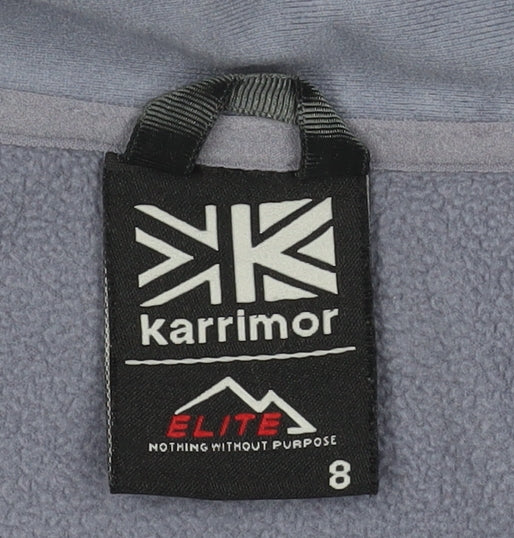 Karrimor Women's Blue Fleece Pullover Sweatshirt Size 8