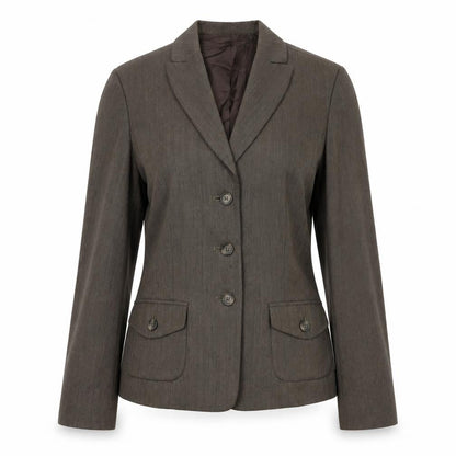 Laura Ashley Women's Brown Wool Suit Jacket