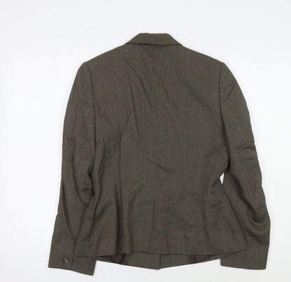 Laura Ashley Women's Brown Wool Suit Jacket
