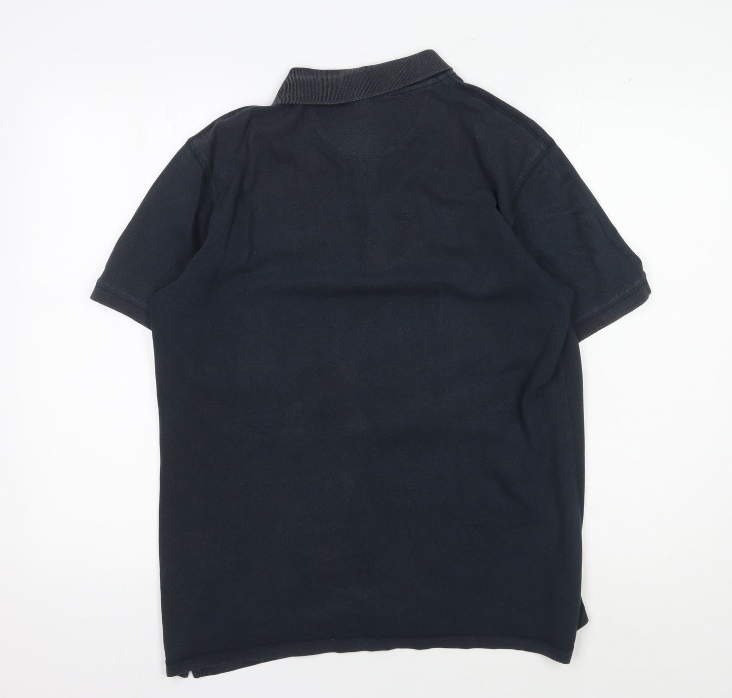 DKNY Men's Black Short Sleeve Polo Shirt M