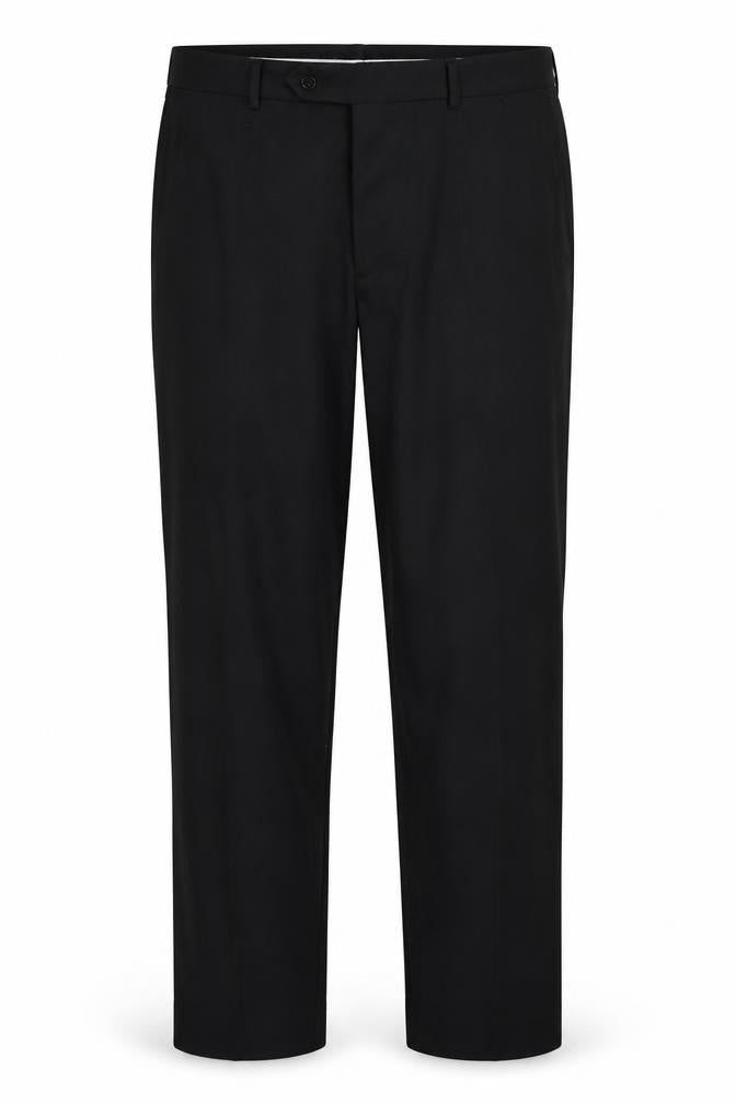 Mens UK Size 34 Dehavilland Regular Fit  Black Trousers
