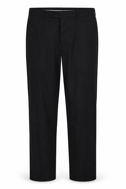 Mens UK Size 34 Dehavilland Regular Fit  Black Trousers