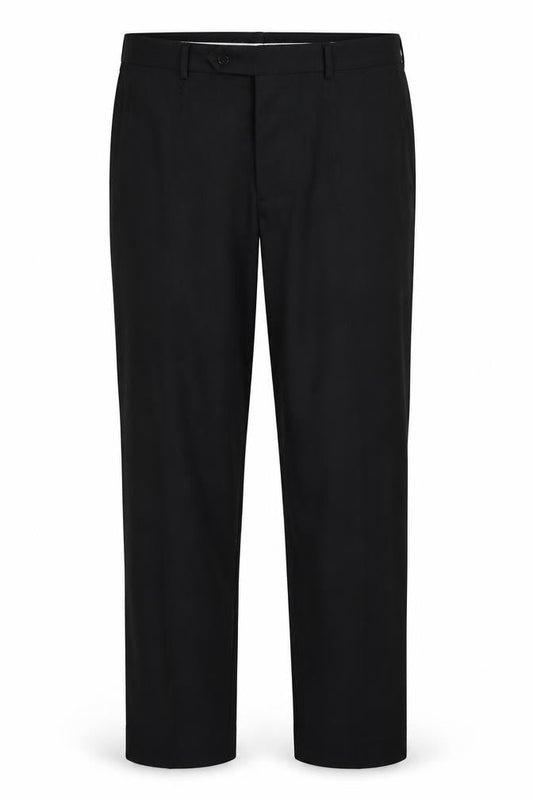 Mens UK Size 34 Dehavilland Regular Fit  Black Trousers