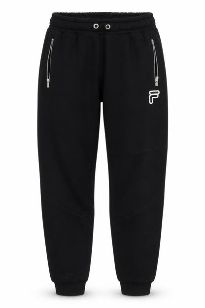 Womens UK Size S FILA Regular Fit Jogger Black Trousers