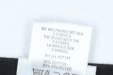 Adidas Men's Black Pullover Sweatshirt - Medium