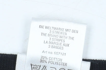 Adidas Men's Black Pullover Sweatshirt - Medium