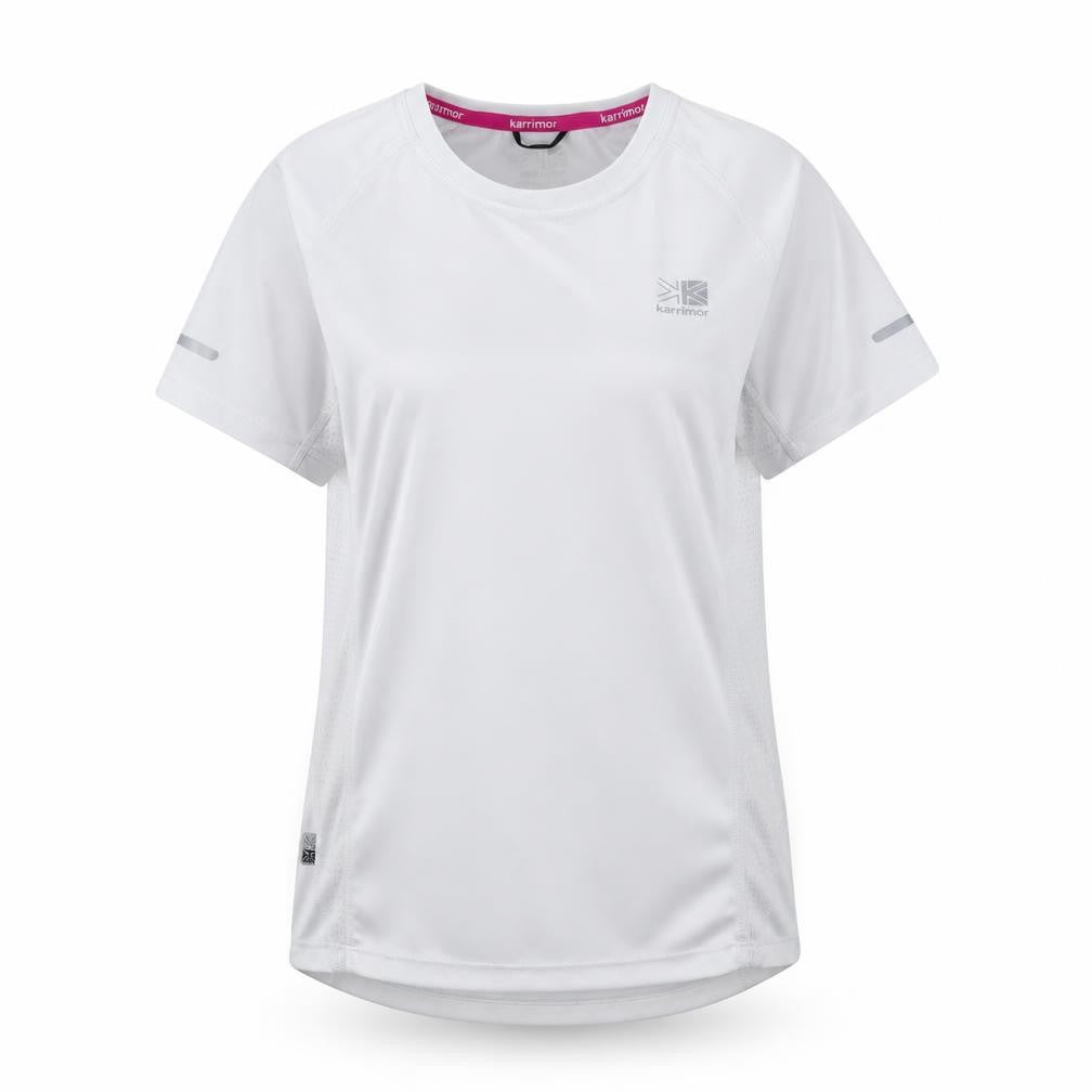 Womens UK Size 8 Karrimor White Running & Jogging T-Shirt