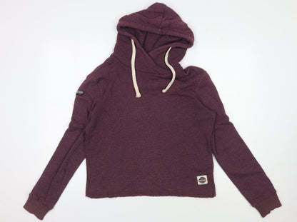 Superdry Women's Purple Hoodie Size Small