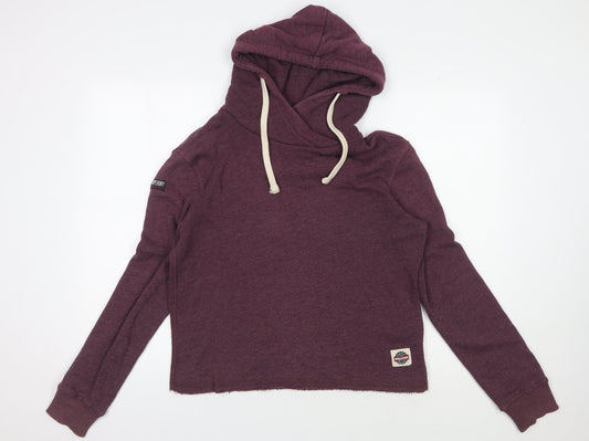 Superdry Women's Purple Hoodie Size Small