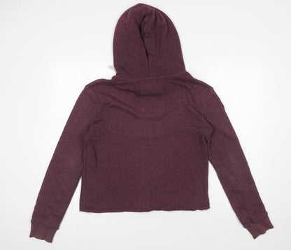 Superdry Women's Purple Hoodie Size Small
