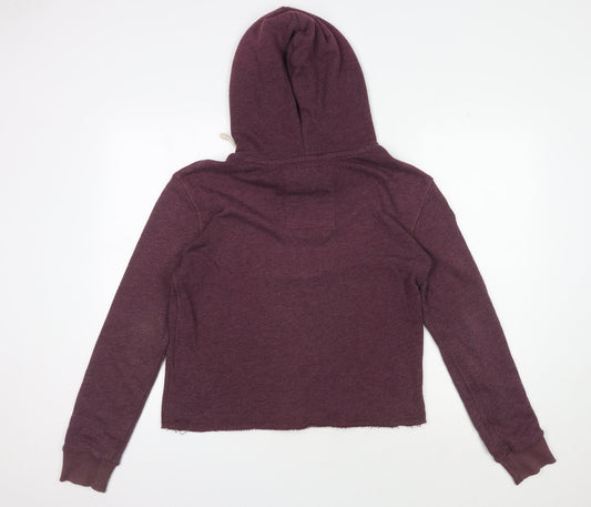 Superdry Women's Purple Hoodie Size Small