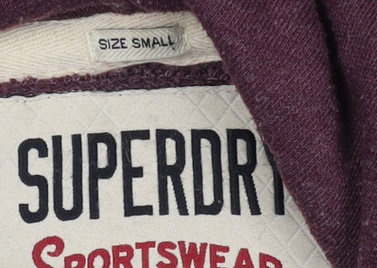 Superdry Women's Purple Hoodie Size Small