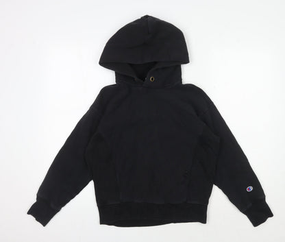 Unisex Adults UK Size XS Champion Black Pullover Hoodie